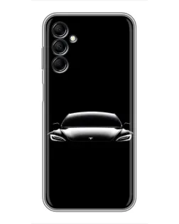 Чехол для Samsung Galaxy M14 5g (M146) с картинкой «Фары Tesla Night»