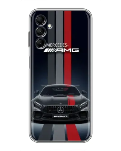 Чехол для Samsung Galaxy M14 5g (M146) с картинкой «Mercedes — белый карбон»