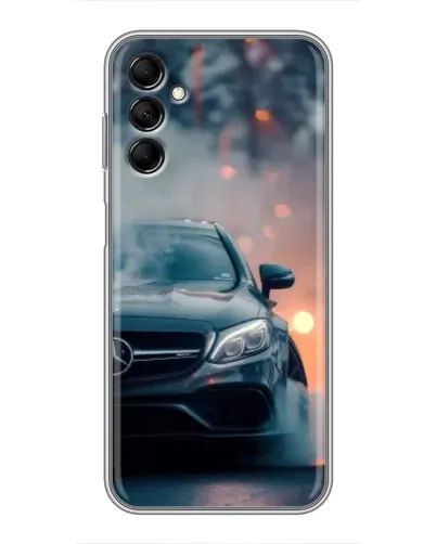 Чехол для Samsung Galaxy M14 5g (M146) с картинкой «Mercedes — ночной город»