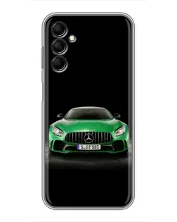 Чехол для Samsung Galaxy M14 5g (M146) с картинкой «Mercedes — неоновый лого»