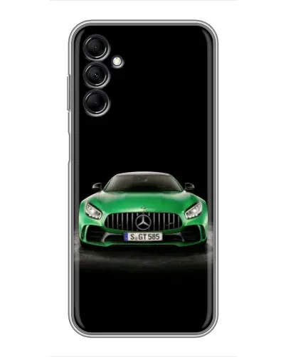 Чехол для Samsung Galaxy M14 5g (M146) с картинкой «Mercedes — неоновый лого»