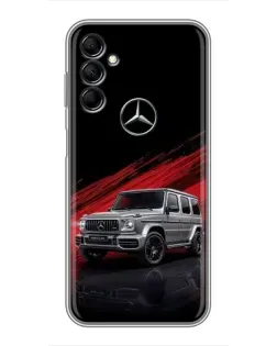 Чехол для Samsung Galaxy M14 5g (M146) с картинкой «Mercedes G-Class красный»