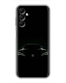 Чохол для Samsung Galaxy M14 5g (M146) з картинкою «Mercedes — силует авто» Чохол для Samsung Galaxy M14 5g (M146) з картинкою «Mercedes — силует авто»