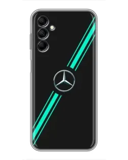 Чохол для Samsung Galaxy M14 5g (M146) з картинкою «Спортивні лінії Mercedes» Чохол для Samsung Galaxy M14 5g (M146) з картинкою «Спортивні лінії Mercedes»