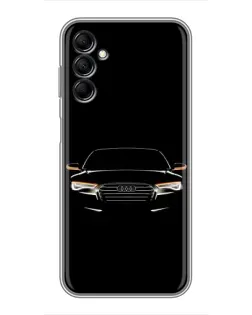Чехол для Samsung Galaxy M14 5g (M146) с картинкой «Audi — ночной контур»