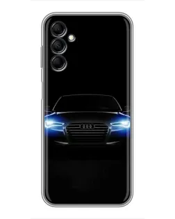 Чехол для Samsung Galaxy M14 5g (M146) с картинкой «Audi в неоне»
