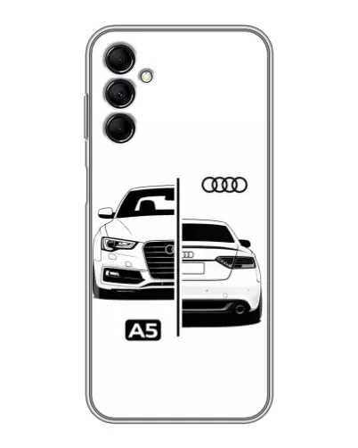 Чехол для Samsung Galaxy M14 5g (M146) с картинкой «Audi — контрастный дизайн»