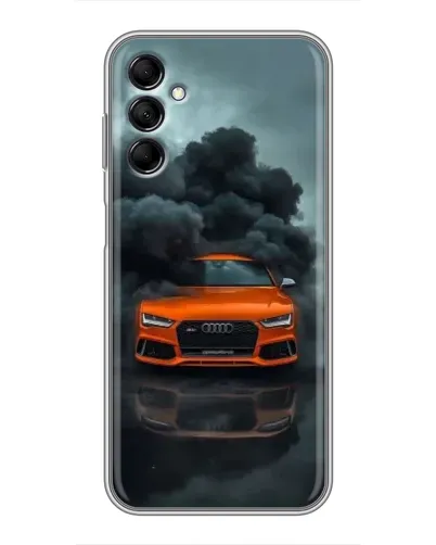 Чехол для Samsung Galaxy M14 5g (M146) с картинкой «Audi в облаках дыма»