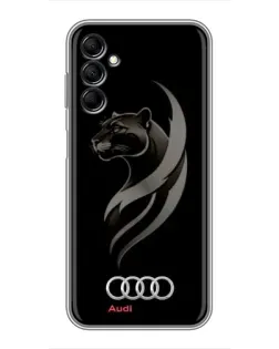 Чехол для Samsung Galaxy M14 5g (M146) с картинкой «Графика — пантера и Audi»