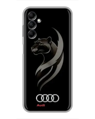 Чехол для Samsung Galaxy M14 5g (M146) с картинкой «Графика — пантера и Audi»