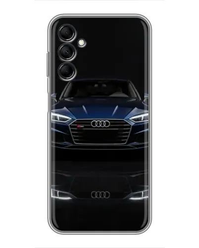 Чехол для Samsung Galaxy M14 5g (M146) с картинкой «Audi — ночное отражение»