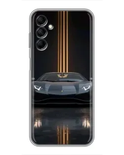 Чехол для Samsung Galaxy M14 5g (M146) с картинкой «Lamborghini золотые линии» Чехол для Samsung Galaxy M14 5g (M146) с картинкой «Lamborghini золотые линии»