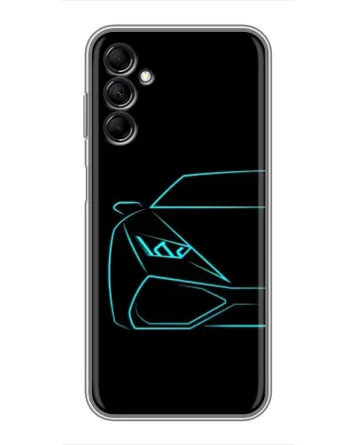 Чехол для Samsung Galaxy M14 5g (M146) с картинкой «Голубой силуэт Lamborghini» Чехол для Samsung Galaxy M14 5g (M146) с картинкой «Голубой силуэт Lamborghini»