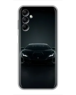 Чехол для Samsung Galaxy M14 5g (M146) с картинкой «Черный Lamborghini Aventador»