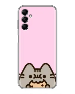 Чехол для Samsung Galaxy M14 5g (M146) с картинкой «Pusheen и печенье» Чехол для Samsung Galaxy M14 5g (M146) с картинкой «Pusheen и печенье»