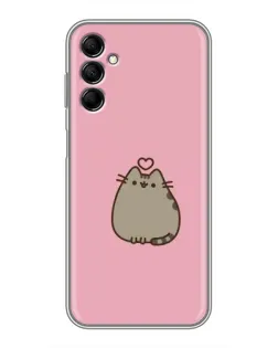 Чехол для Samsung Galaxy M14 5g (M146) с картинкой «Pusheen сердце»