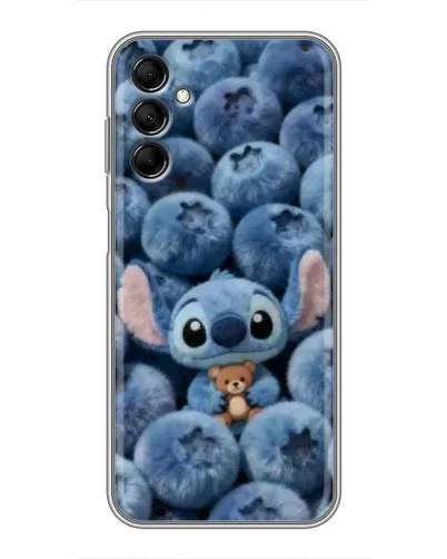 Чехол для Samsung Galaxy M14 5g (M146) с картинкой «Стич и голубика» Чехол для Samsung Galaxy M14 5g (M146) с картинкой «Стич и голубика»