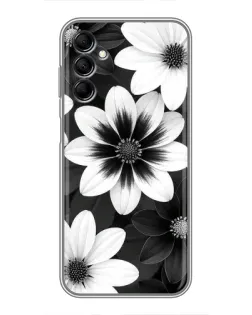 Чехол для Samsung Galaxy M14 5g (M146) с картинкой «Монохромные астры» Чехол для Samsung Galaxy M14 5g (M146) с картинкой «Монохромные астры»