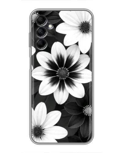Чехол для Samsung Galaxy M14 5g (M146) с картинкой «Монохромные астры» Чехол для Samsung Galaxy M14 5g (M146) с картинкой «Монохромные астры»