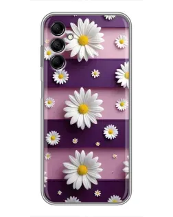 Чехол для Samsung Galaxy M14 5g (M146) с картинкой «Ромашки на фиолетовом» Чехол для Samsung Galaxy M14 5g (M146) с картинкой «Ромашки на фиолетовом»