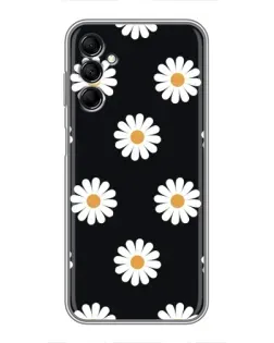 Чехол для Samsung Galaxy M14 5g (M146) с картинкой «Ромашки на черном» Чехол для Samsung Galaxy M14 5g (M146) с картинкой «Ромашки на черном»