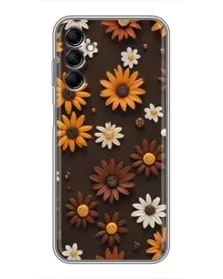 Чехол для Samsung Galaxy M14 5g (M146) с картинкой «Узор из маленьких подсолнухов» Чехол для Samsung Galaxy M14 5g (M146) с картинкой «Узор из маленьких подсолнухов»