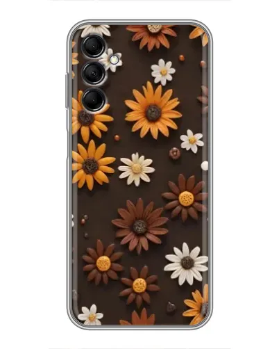 Чехол для Samsung Galaxy M14 5g (M146) с картинкой «Узор из маленьких подсолнухов» Чехол для Samsung Galaxy M14 5g (M146) с картинкой «Узор из маленьких подсолнухов»