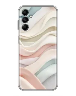 Чехол для Samsung Galaxy M14 5g (M146) с картинкой «Пастельные нежные волны»