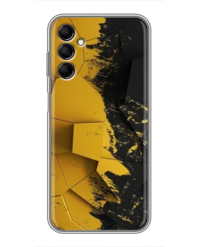 Чехол для Samsung Galaxy M14 5g (M146) с картинкой «Золотые осколки геометрии» Чехол для Samsung Galaxy M14 5g (M146) с картинкой «Золотые осколки геометрии»