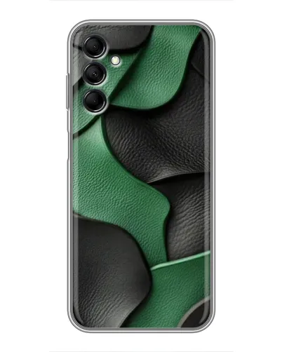 Чехол для Samsung Galaxy M14 5g (M146) с картинкой «Зеленые кожаные волны» Чехол для Samsung Galaxy M14 5g (M146) с картинкой «Зеленые кожаные волны»