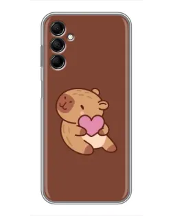 Чехол для Samsung Galaxy M14 5g (M146) с картинкой «Капибара с сердцем» Чехол для Samsung Galaxy M14 5g (M146) с картинкой «Капибара с сердцем»