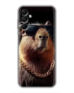 Чехол для Samsung Galaxy M14 5g (M146) с картинкой «Капибара золотая цепь» Чехол для Samsung Galaxy M14 5g (M146) с картинкой «Капибара золотая цепь»
