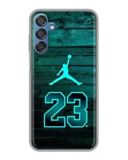 Чехол для Samsung Galaxy M15 (M156) с картинкой «Jordan Cyan 23»