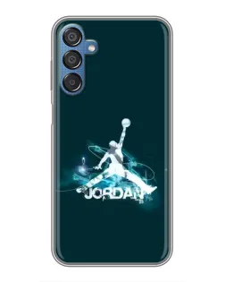 Чехол для Samsung Galaxy M15 (M156) с картинкой «Jordan Blue Fire»