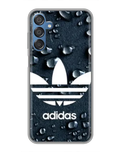 Чехол для Samsung Galaxy M15 (M156) с картинкой «Adidas Trefoil Blue»