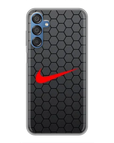 Чехол для Samsung Galaxy M15 (M156) с картинкой «Nike — карбоновая сетка» Чехол для Samsung Galaxy M15 (M156) с картинкой «Nike — карбоновая сетка»