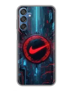 Чехол для Samsung Galaxy M15 (M156) с картинкой «Техногенный стиль Nike»