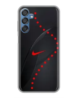 Чехол для Samsung Galaxy M15 (M156) с картинкой «Абстрактный дизайн Nike»