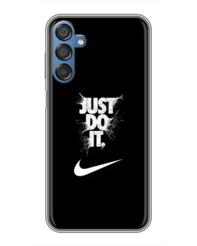 Чехол для Samsung Galaxy M15 (M156) с картинкой «Текстовый принт Nike» Чехол для Samsung Galaxy M15 (M156) с картинкой «Текстовый принт Nike»