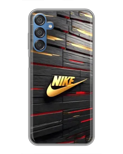 Чехол для Samsung Galaxy M15 (M156) с картинкой «Золотой Nike на металле» Чехол для Samsung Galaxy M15 (M156) с картинкой «Золотой Nike на металле»