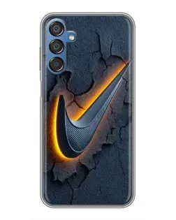 Чехол для Samsung Galaxy M15 (M156) с картинкой «Объемный логотип Найк»