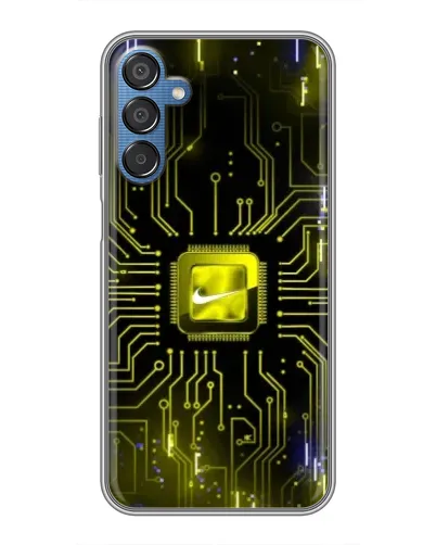 Чехол для Samsung Galaxy M15 (M156) с картинкой «Nike — золотая искра» Чехол для Samsung Galaxy M15 (M156) с картинкой «Nike — золотая искра»