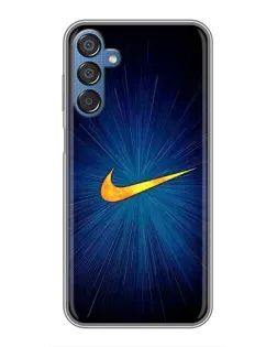 Чехол для Samsung Galaxy M15 (M156) с картинкой «Синий пульс Nike»