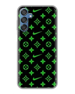 Чехол для Samsung Galaxy M15 (M156) с картинкой «Неоновый принт LV»