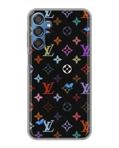 Чехол для Samsung Galaxy M15 (M156) с картинкой «Цветная монограмма LV» Чехол для Samsung Galaxy M15 (M156) с картинкой «Цветная монограмма LV»
