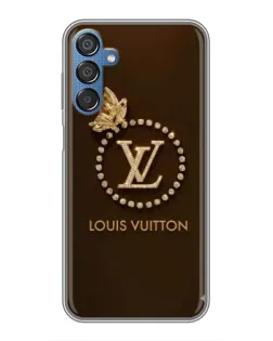 Чехол для Samsung Galaxy M15 (M156) с картинкой «LV — золотая печать»