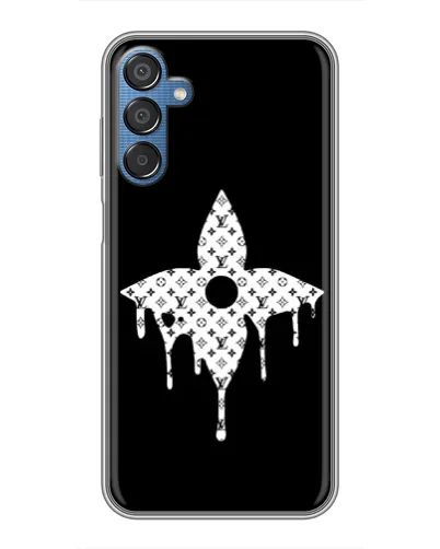 Чехол для Samsung Galaxy M15 (M156) с картинкой «Цветочная монограмма» Чехол для Samsung Galaxy M15 (M156) с картинкой «Цветочная монограмма»
