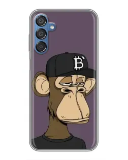 Чехол для Samsung Galaxy M15 (M156) с картинкой «Bored Ape в кепке»