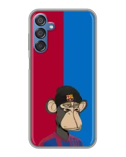 Чехол для Samsung Galaxy M15 (M156) с картинкой «Bored Ape — фанат Барсы»
