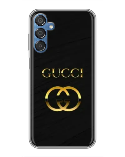 Чехол для Samsung Galaxy M15 (M156) с картинкой «Золотой логотип Gucci» Чехол для Samsung Galaxy M15 (M156) с картинкой «Золотой логотип Gucci»
